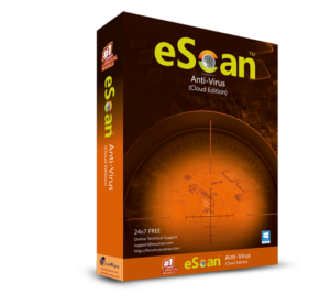 eScan Anti-Virus with Cloud Security - 1 User, 1 Year (CD)